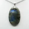 Labradorite Oval Pendant - 1