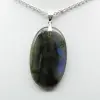 Labradorite Oval Pendant - 1