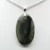 Labradorite Oval Pendant - 2