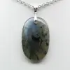 Labradorite Oval Pendant - 1