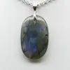 Labradorite Oval Pendant - 2
