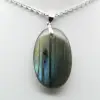 Labradorite Oval Pendant - 1