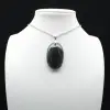 Labradorite Oval Pendant - 0