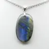 Labradorite Oval Pendant - 1