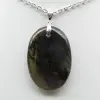 Labradorite Oval Pendant - 1