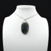 Labradorite Oval Pendant - 0