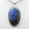 Labradorite Oval Pendant - 1