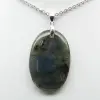 Labradorite Oval Pendant - 2