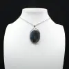 Labradorite Oval Pendant - 0