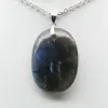 Labradorite Oval Pendant - 1