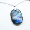 Labradorite Oval Pendant - 2
