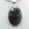 Labradorite Oval Pendant - 2