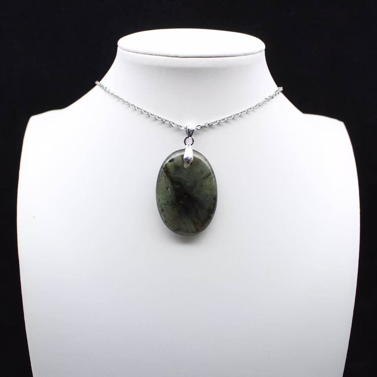 Labradorite Oval Pendant