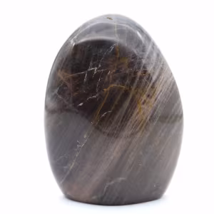 Polished Black Moonstone Rock