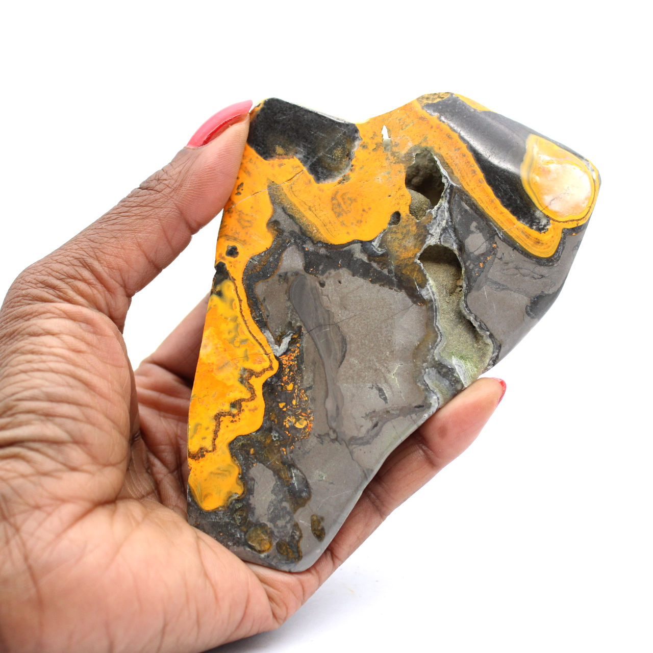Bumblebee Jasper: Natural Polished Freeform
