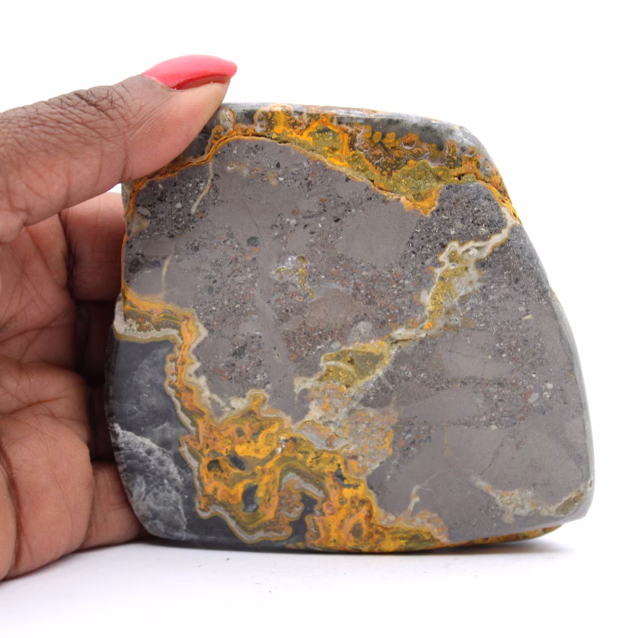 Bumblebee Jasper Ornament: Exceptional Mineralogy