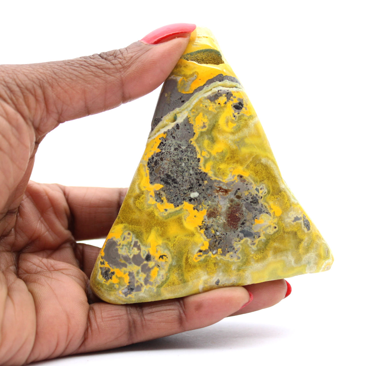 Bumblebee Jasper Ornament: Mineral Beauty from Indonesia