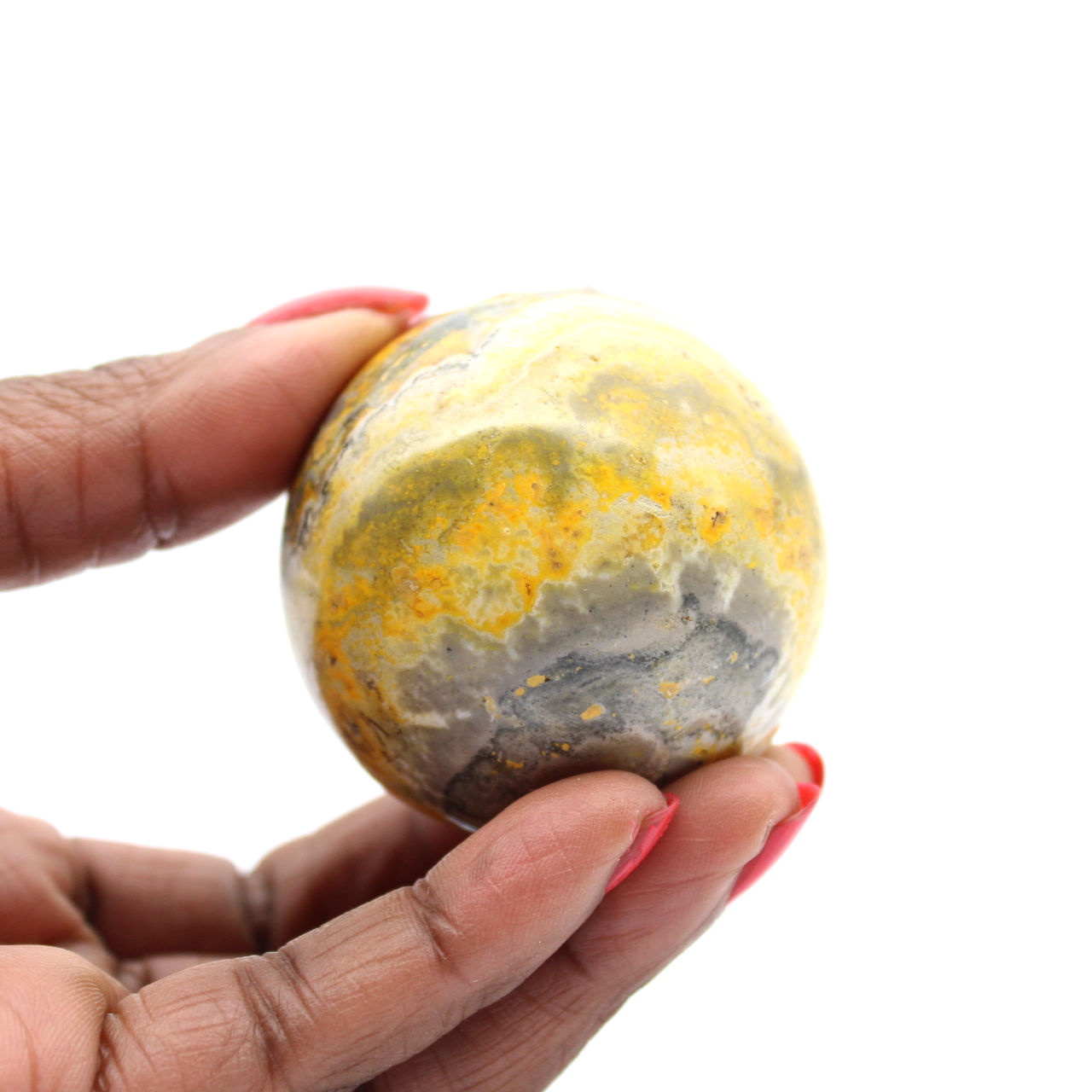 Bumblebee Jasper Sphere: Collectible Item from Indonesia