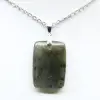 Labradorite rectangular pendant - 2