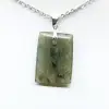 Labradorite rectangular pendant - 2