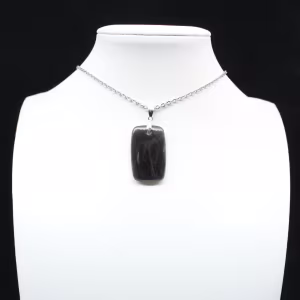 Labradorite rectangular pendant
