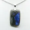 Labradorite rectangular pendant - 2