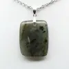 Labradorite rectangular pendant - 2