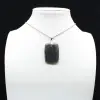 Labradorite rectangular pendant - 4