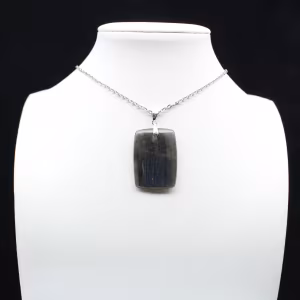 Labradorite rectangular pendant