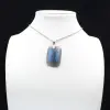 Labradorite rectangular pendant - 5