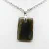 Labradorite rectangular pendant - 2