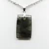 Labradorite rectangular pendant - 2