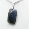 Labradorite rectangular pendant - 1