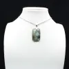 Labradorite rectangular pendant - 9