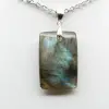 Labradorite rectangular pendant - 1