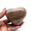 Microcline Moonstone Heart - 1