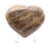 Black Microcline Heart - 0