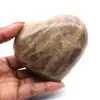 Black Microcline Heart - 1