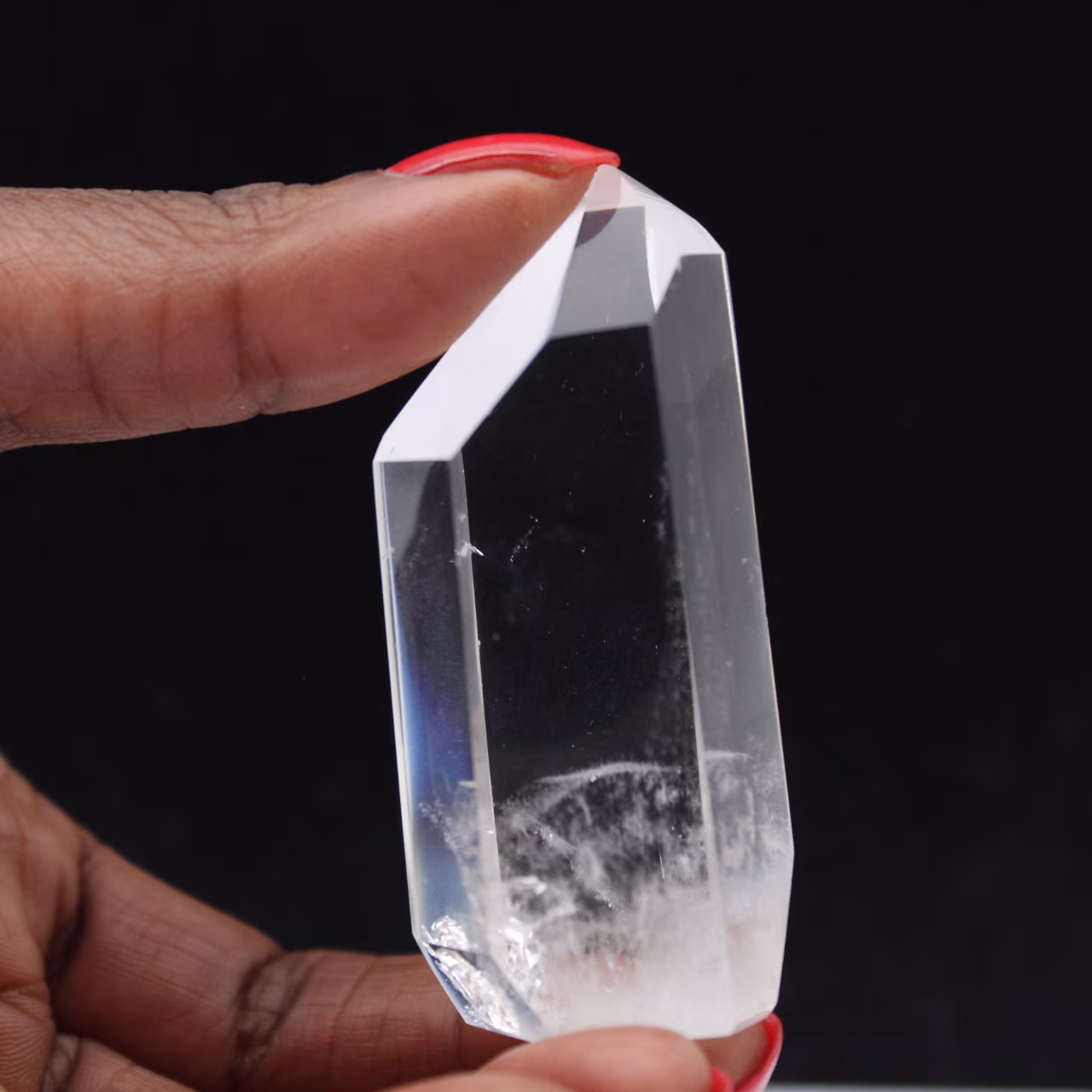 Rock crystal prism
