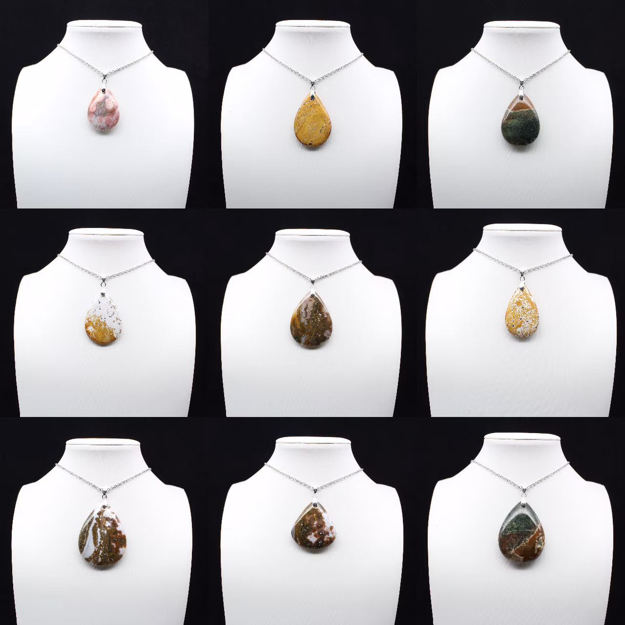 Imperial Jasper Drop Pendant