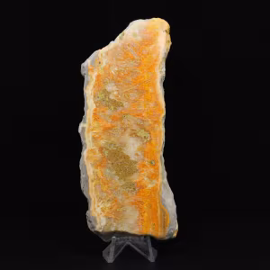 Bumblebee Jasper: Mineral plaque from Indonesia