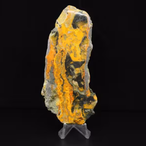 Bumblebee Jasper Slice: Volcanic Aesthetics