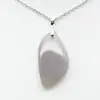 Banded agate pendant - 1