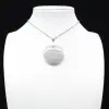 Banded agate pendant - 0