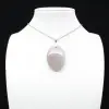 Banded agate pendant - 0
