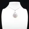 Banded agate pendant - 0