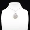 Banded agate pendant - 2