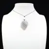 Banded agate pendant - 2