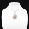 Banded agate pendant - 0