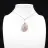 Banded agate pendant